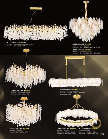 珠飾繽紛時尚美感吊燈