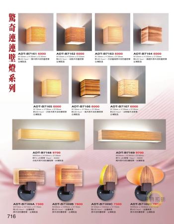 木紋燈罩型壁燈