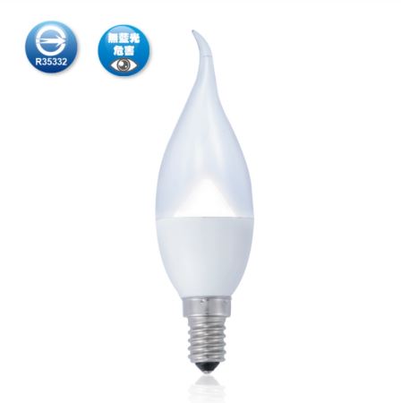 舞光LED居家球泡-4W蠟燭燈(E14)